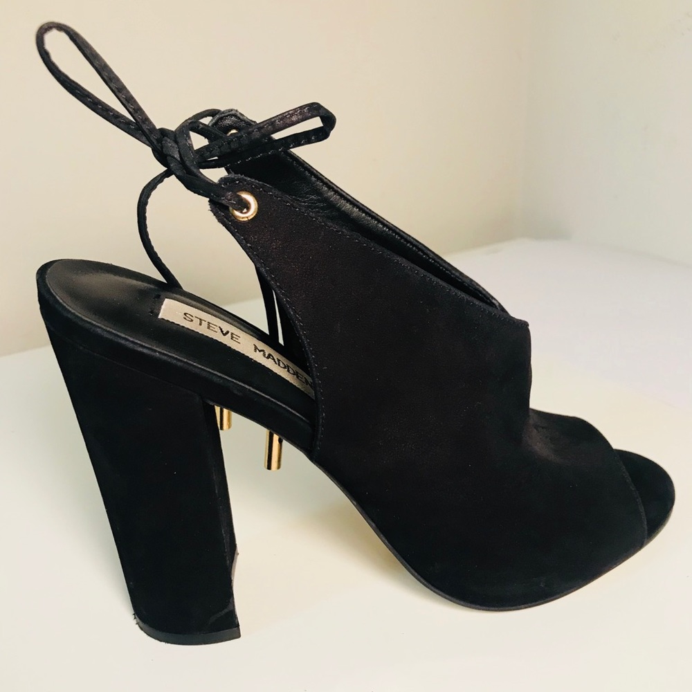 Women’s Black Saffron Mules Steve Madden 7.5